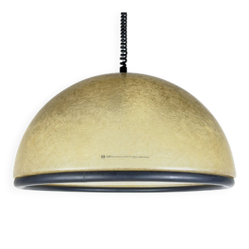 Lampe pendante vintage par Idea Studio Techno Design pour Luci Milano, Italie, années 70.