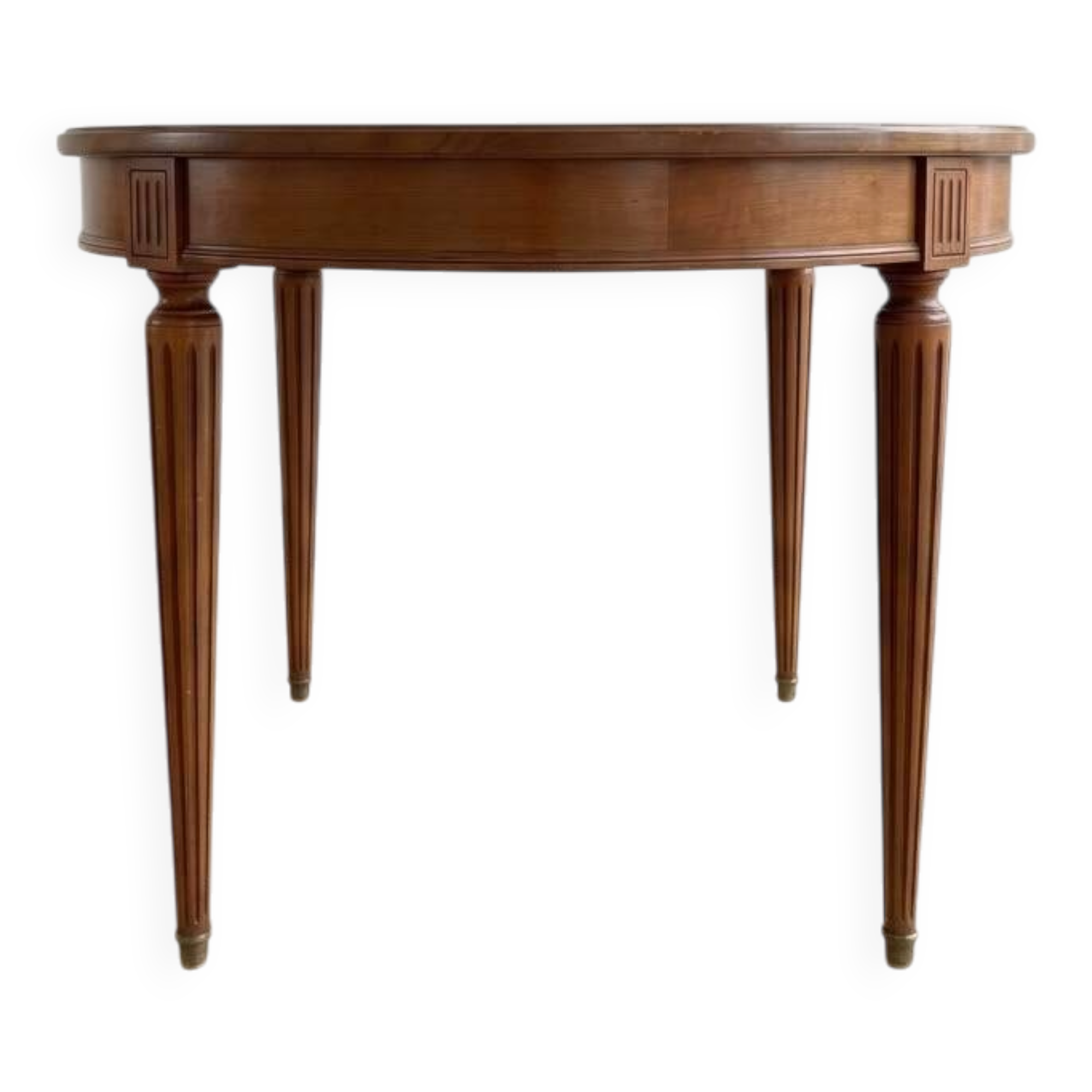 Table extensible en merisier Louis XVI - Roche Bobois