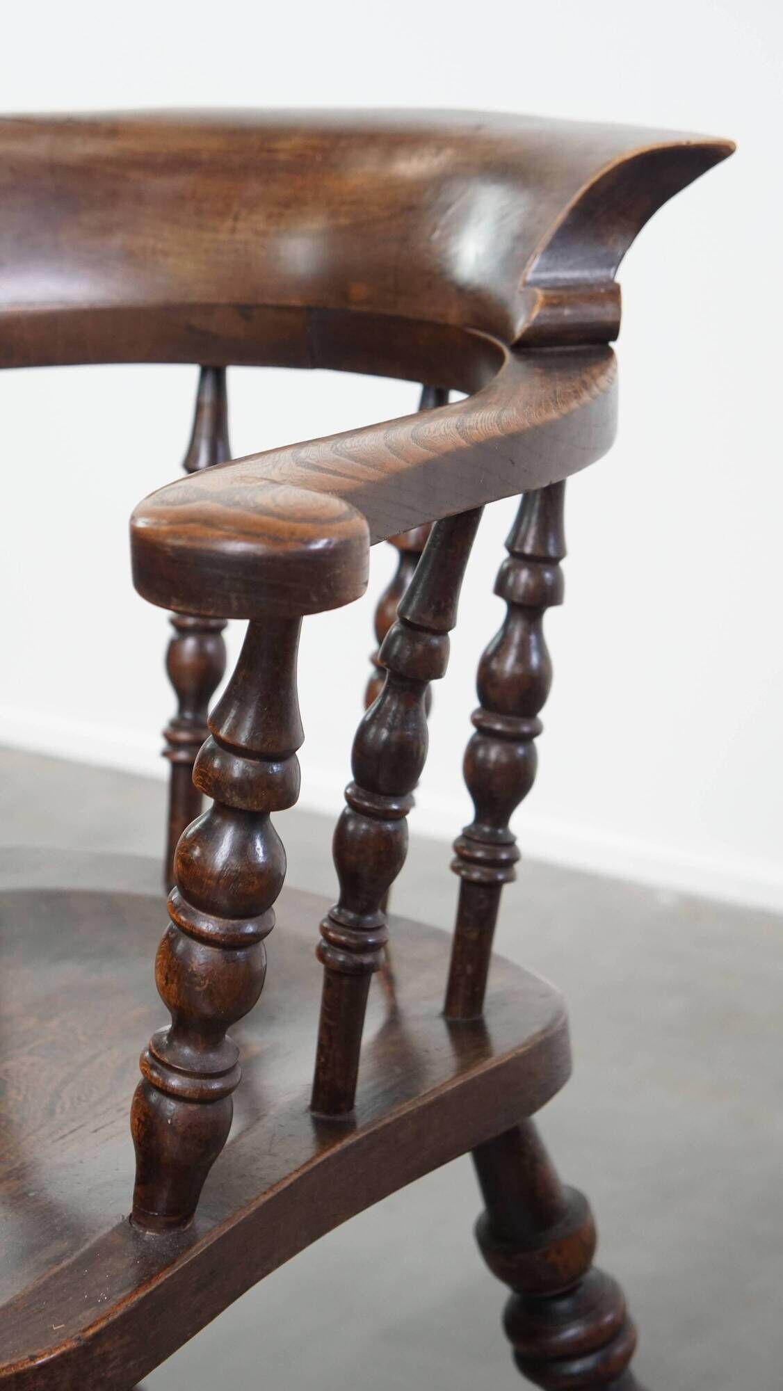 English antique side/desk/captain's chair from the early 1800s