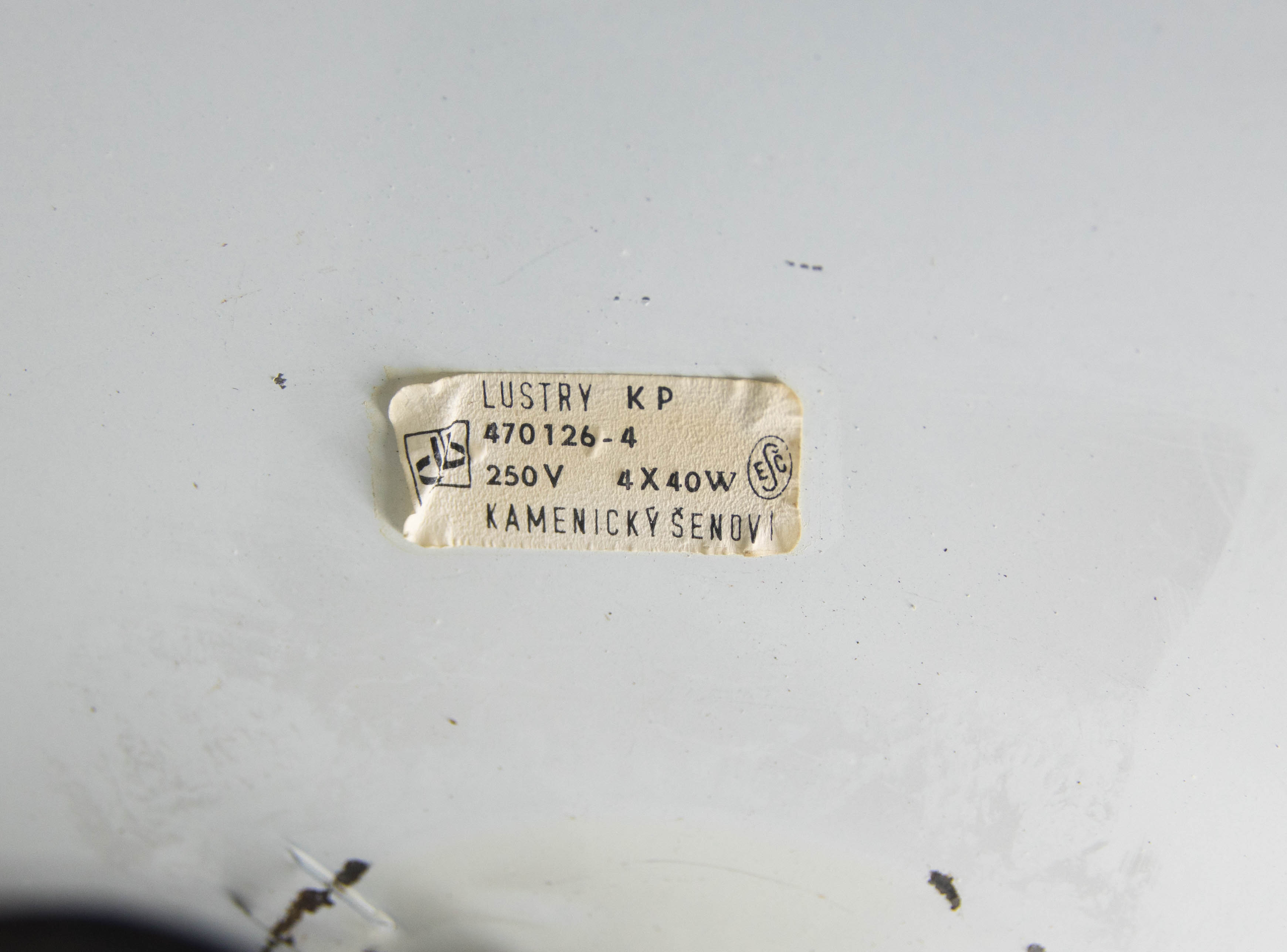 Plafonnier par Kamenicky Senov, années 1970, plus d’articles disponibles