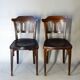 2 chaises bistrot n° 714, gustave siegel pour kohn, 1910. no thonet
