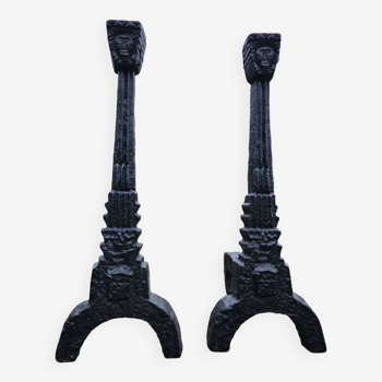 Pair of andirons