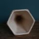 Ceramic candlestick with crackled glaze and gilding, Art Deco