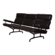 Charles and Ray Eames leather sofa, 1980s