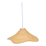 Vintage wicker flower pendant