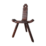 Brutalist tripod chair