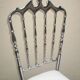 Vintage metal chrome silver chiavari napoleon year 50 italy design chair