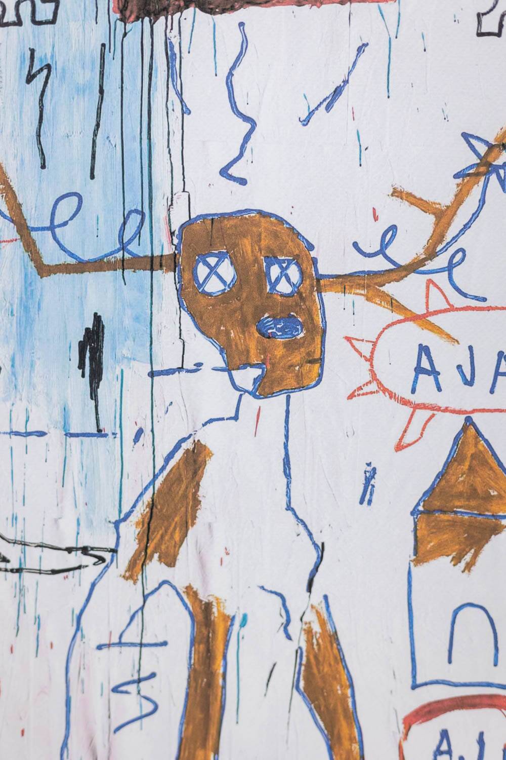 Jean-Michel Basquiat. Sérigraphie en couleurs numérotée. Années 1990.