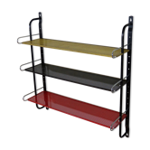 Steel wall system, book rack 1960’s