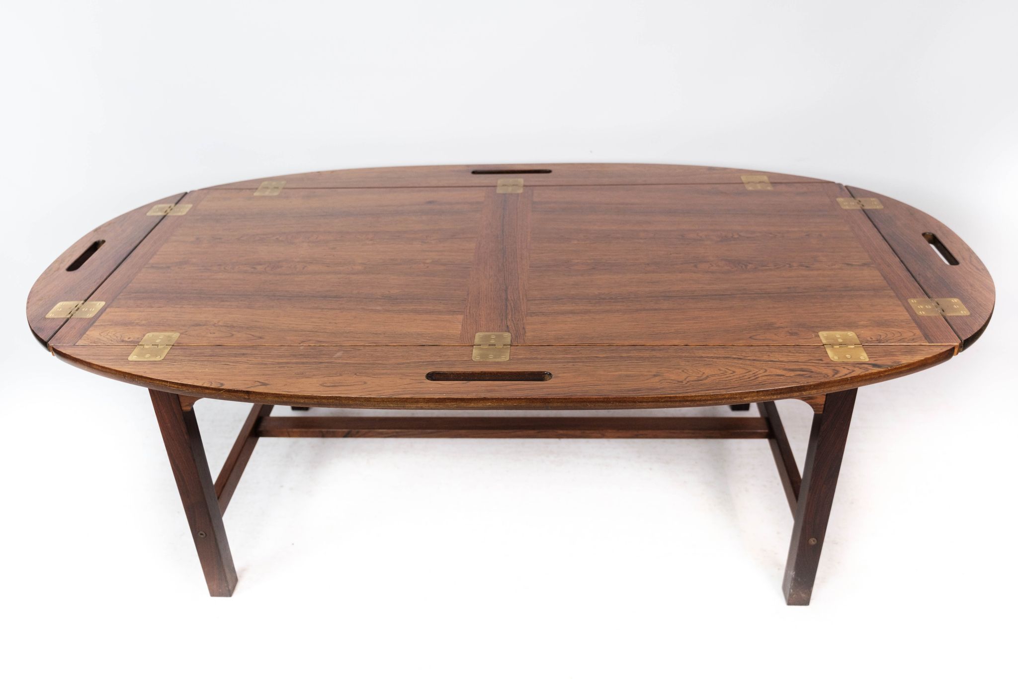 Butler's tray in rosewood of Danish design from the 1960s