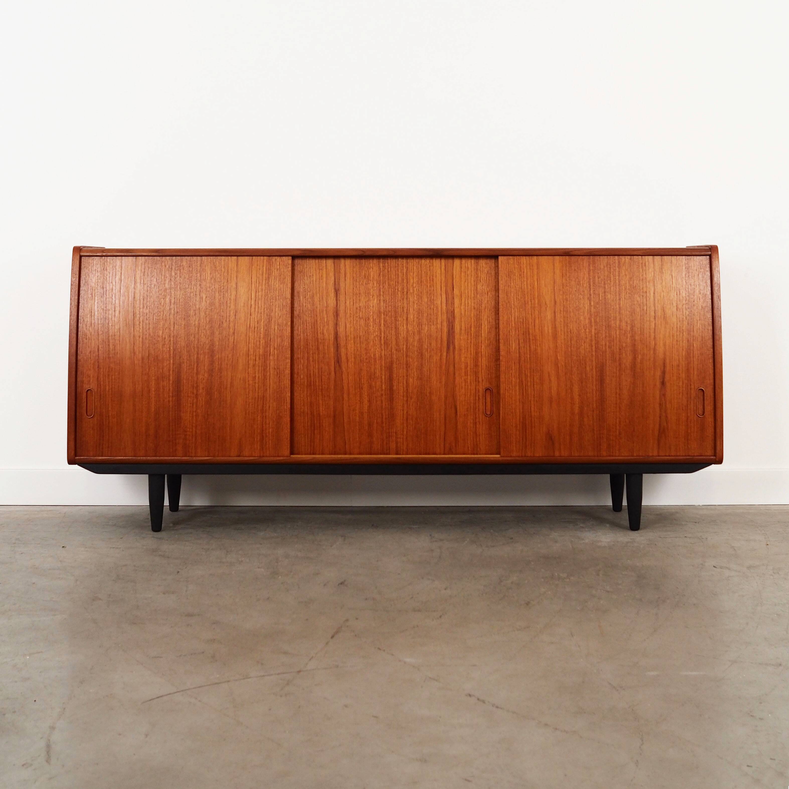 Teak sideboard, Danish design, 1970s, manufacture: PMJ Viby J