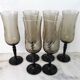 Set of 6 vintage champagne flutes