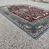 Isfahan wool and silk rug circa 1970 - 163x107cm