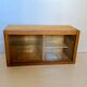 Casier vitrine en bois