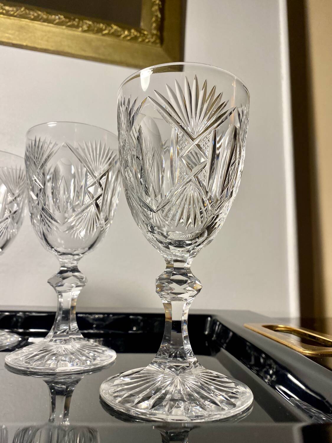 Verre à eau Le Creusot  / Voneche 19eme ciecle