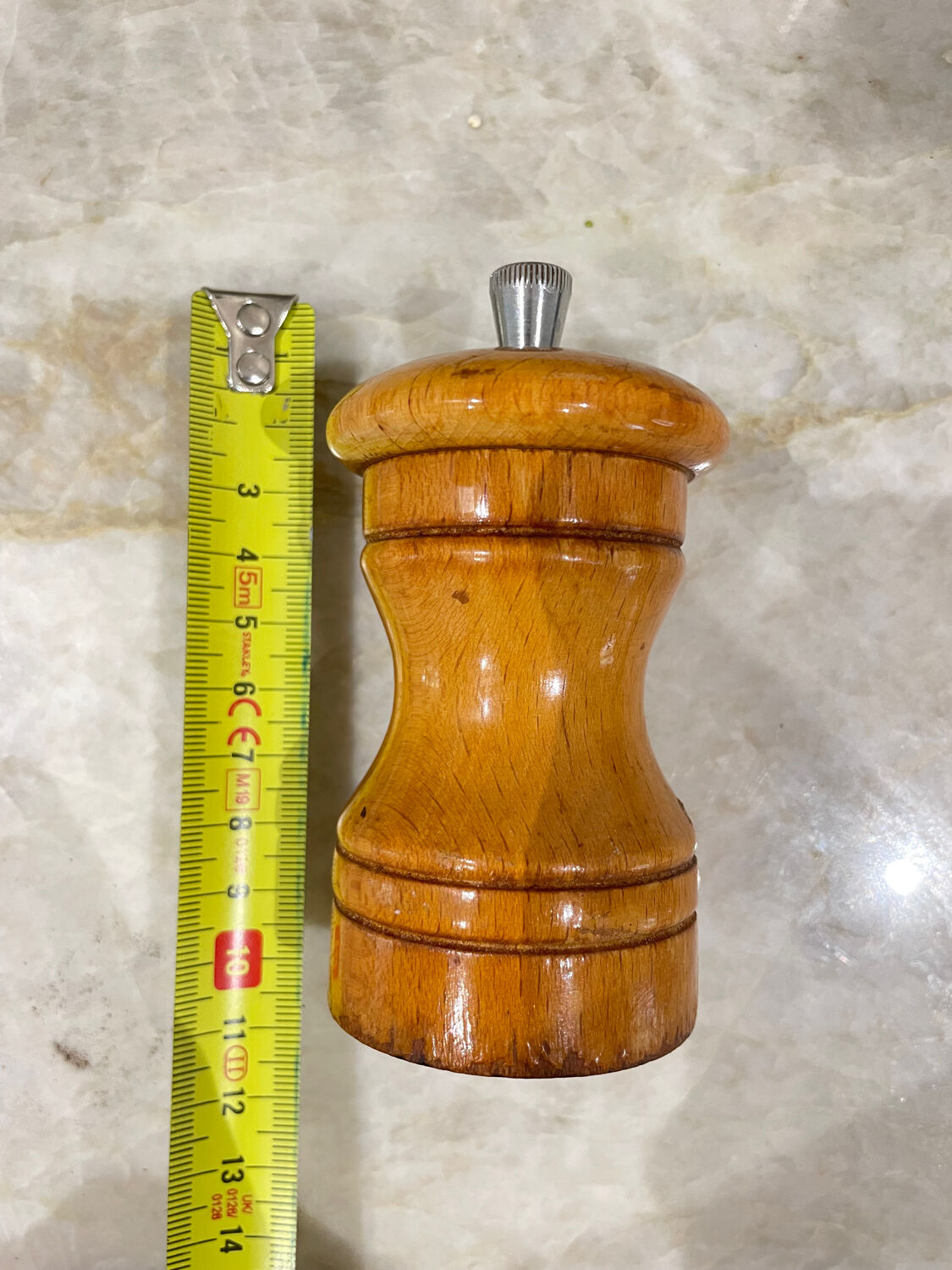Vintage wooden pepper mill