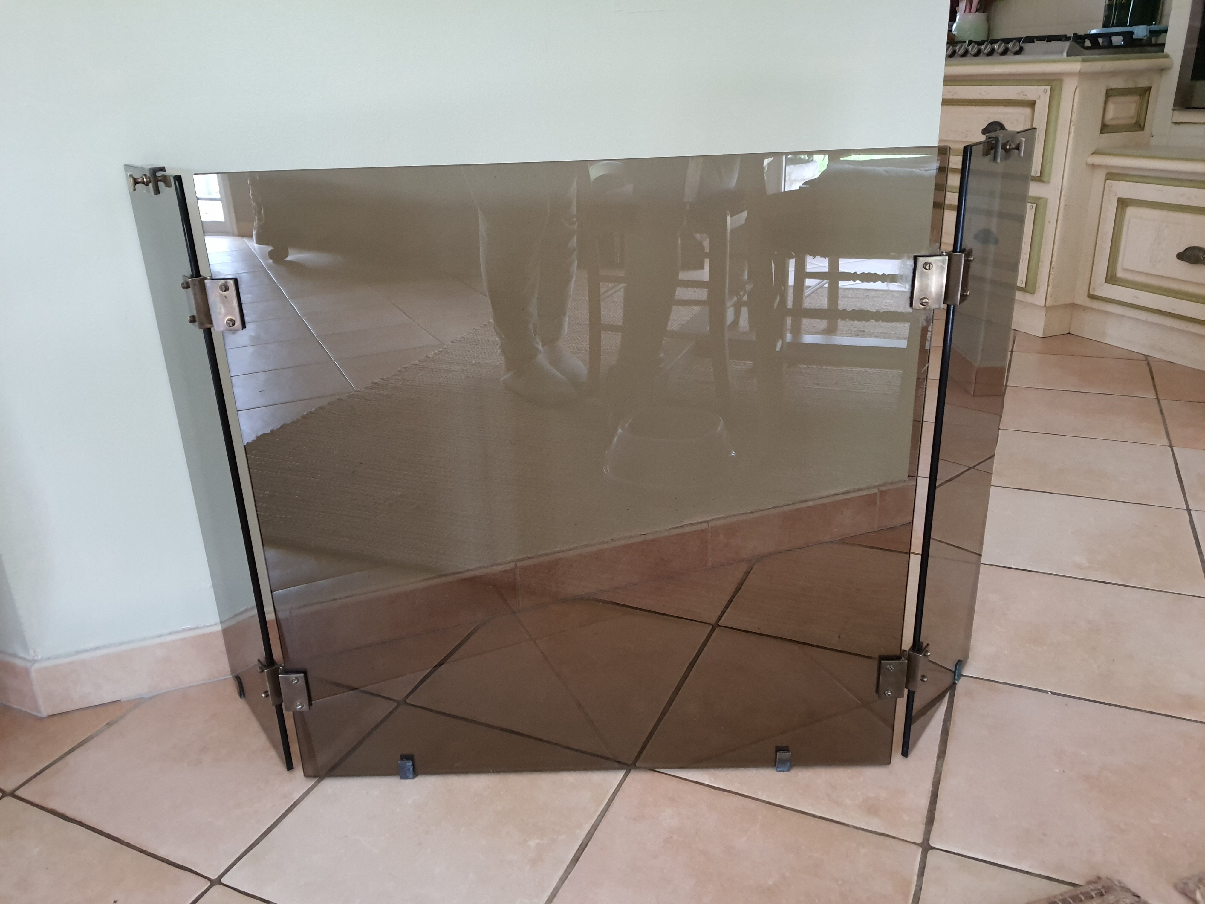 Fire firewall 3 shutters vintage smoked glass
