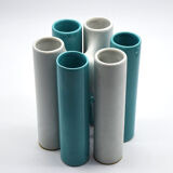 Interlocking ceramic vases by Enzo Bioli for Il Picchio, 1970s.