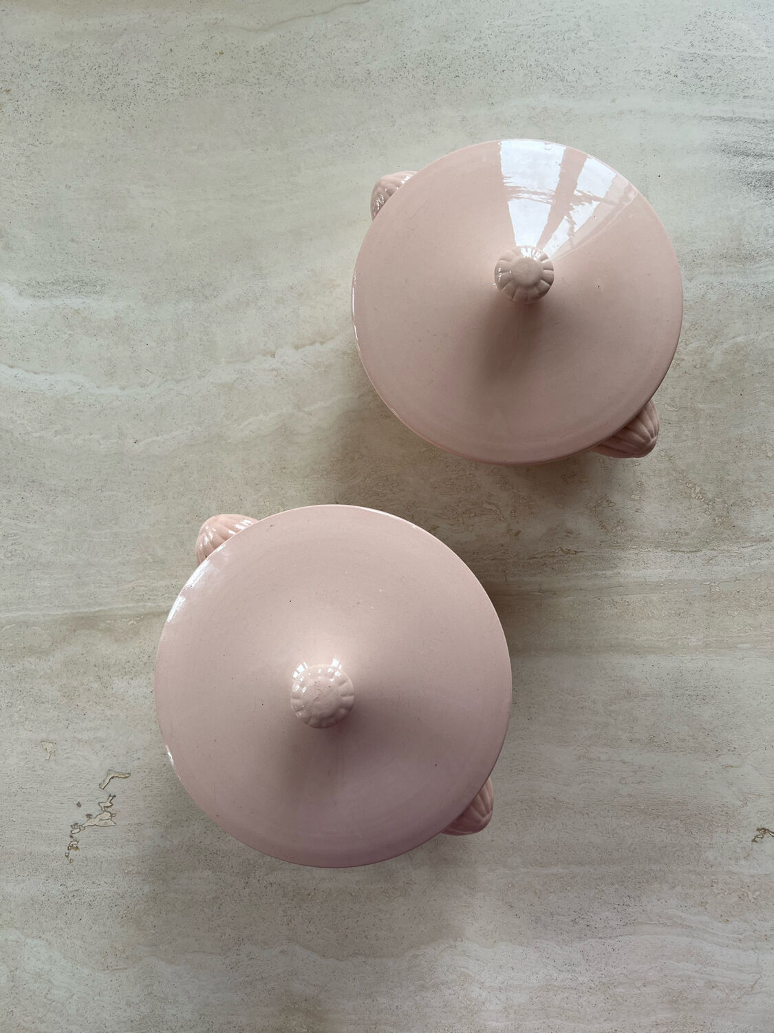 Set tureen and vegetable Sarraguemines Digoin