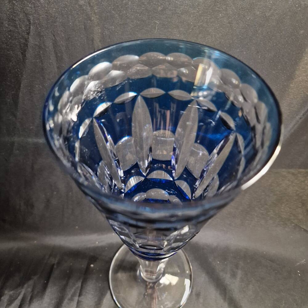 Wedding vase Val Saint Lambert crystal size