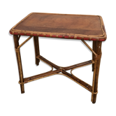 Table basse en rotin