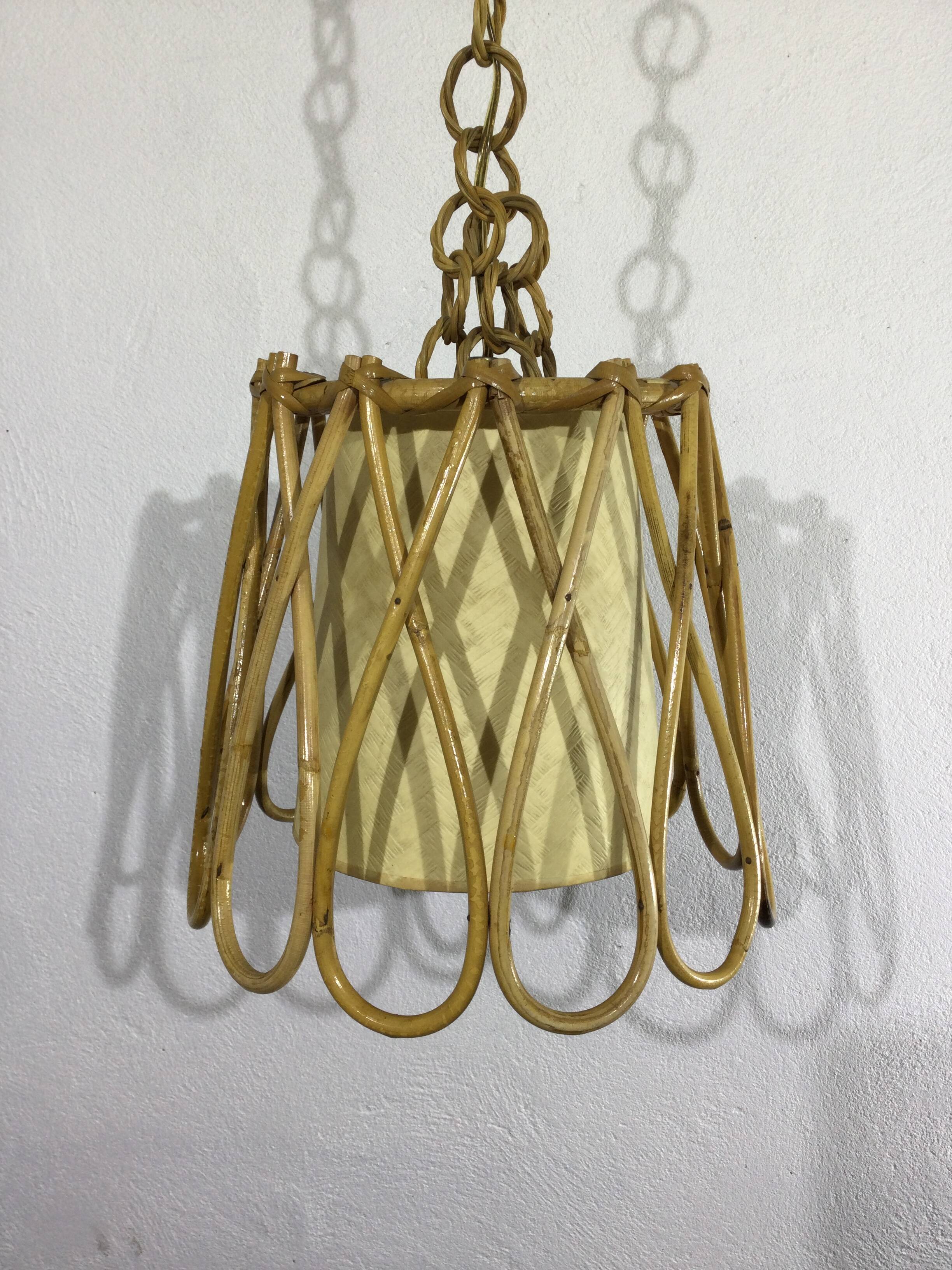 Rattan suspension