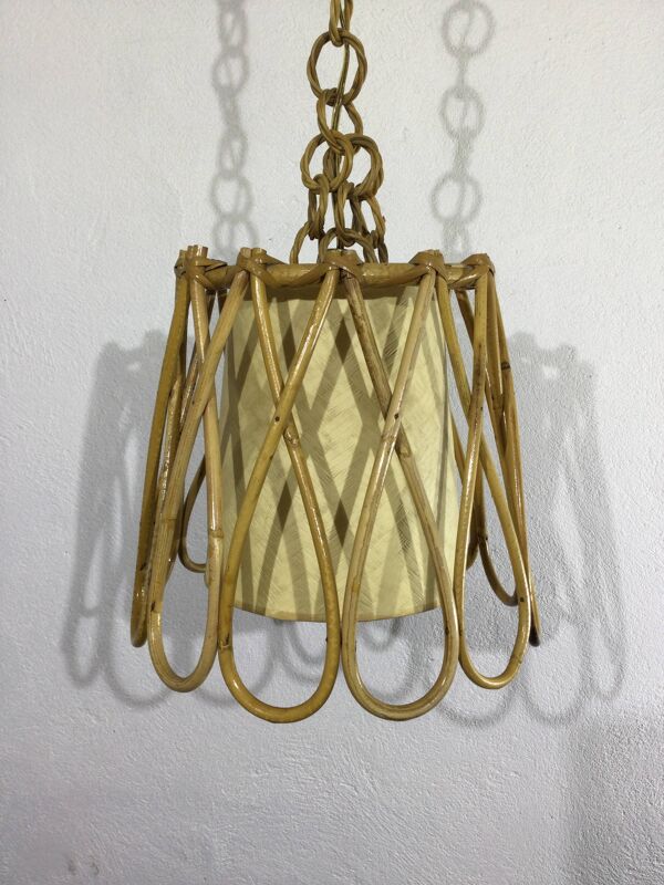 Suspension en rotin