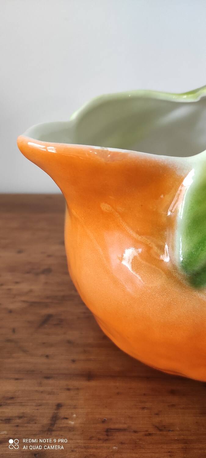 Carafe Barbotine Orange