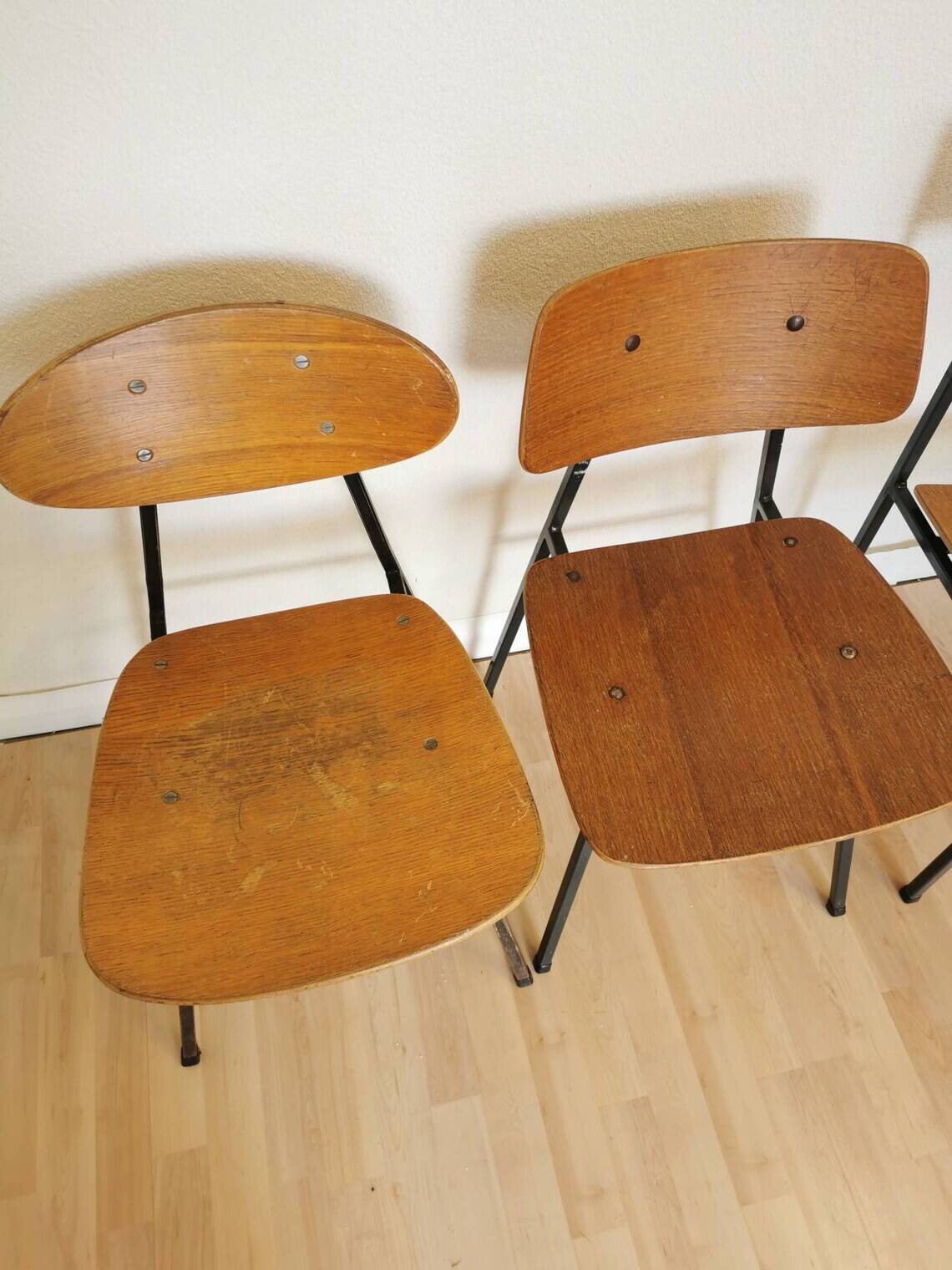 Vintage Stol Kamnik Wooden Dining Chairs - 1970s Yugoslavia - Set of 4