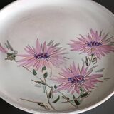 Ceramic plate with thistles by Marie-Madeleine Jolly 1950