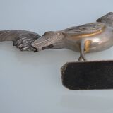 Brass peacock sculpture