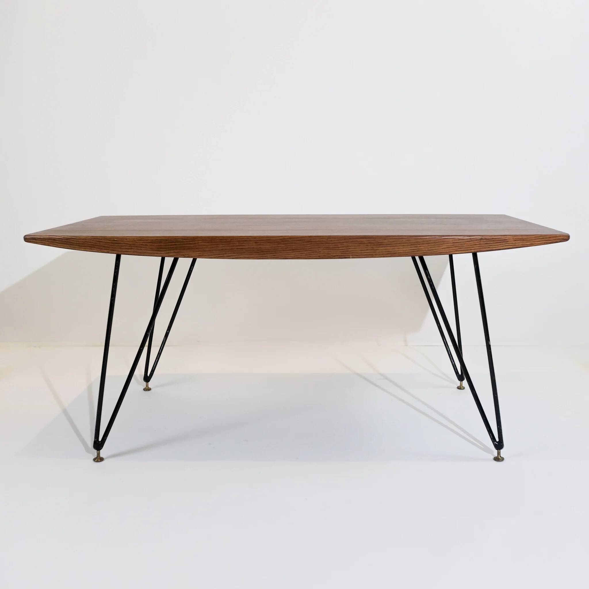 Vintage Danish rectangular coffee table in teak from the mid-century.