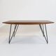 Vintage Danish rectangular coffee table in teak from the mid-century.