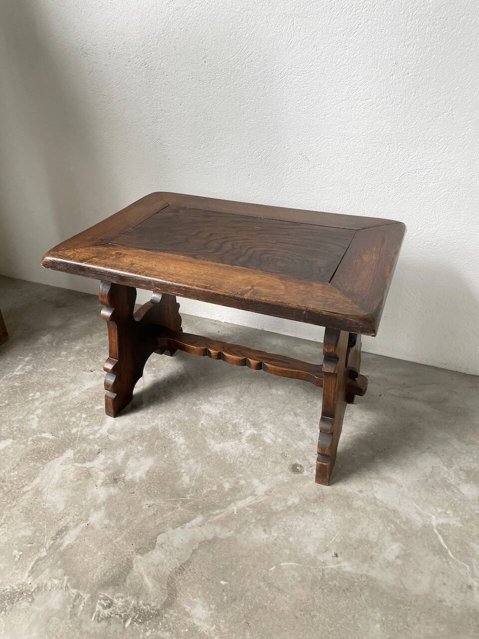 50s Brutalist Oak Coffee Table