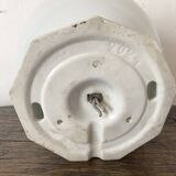 Art Deco ceiling light in opaline and ceramic