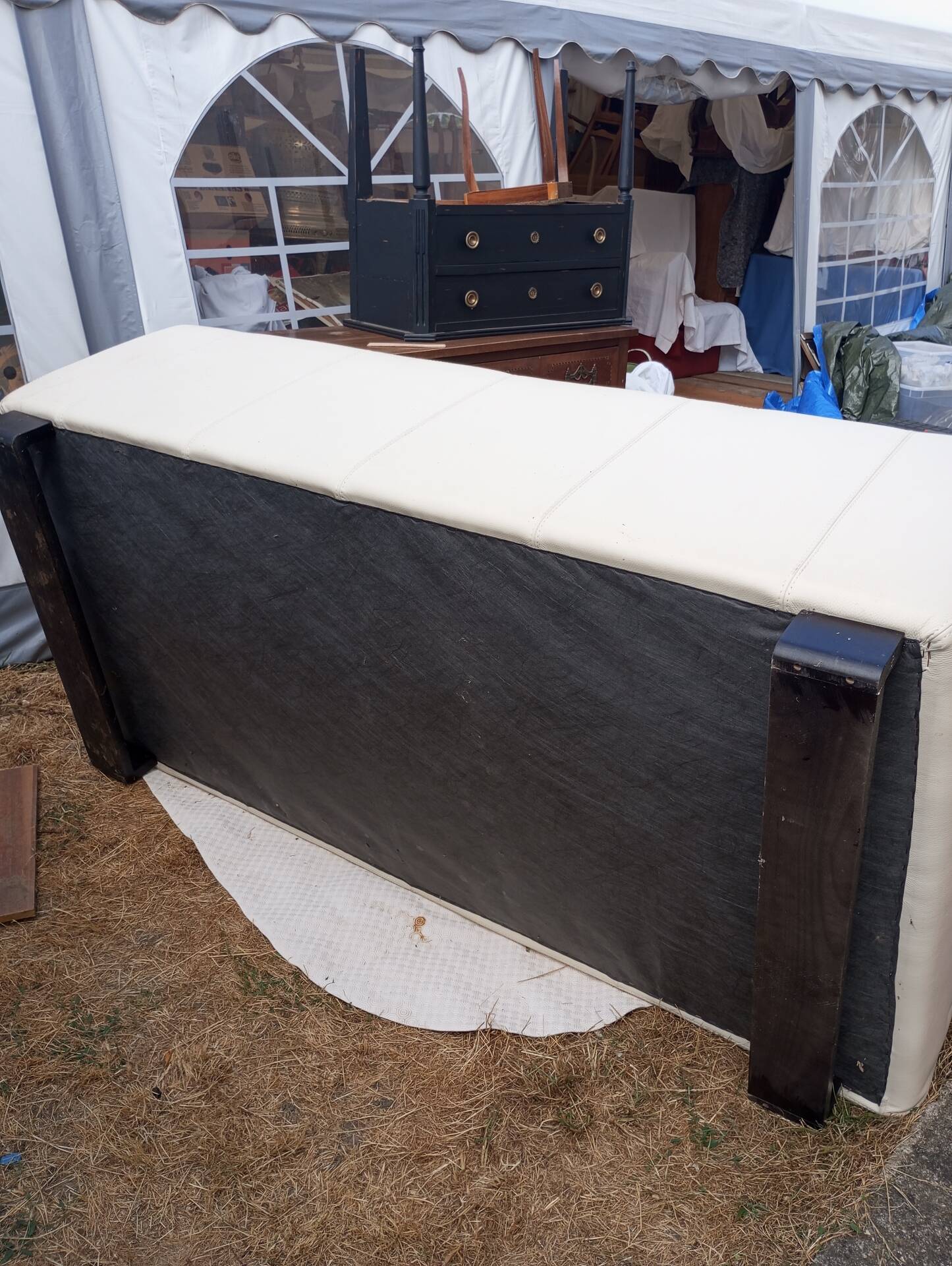 Canapé vintage en cuir 3 place