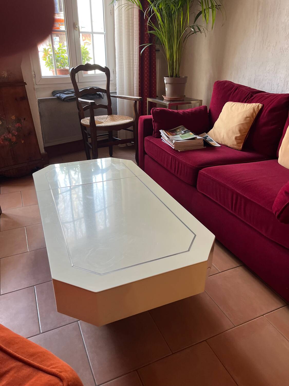 70s bar coffee table