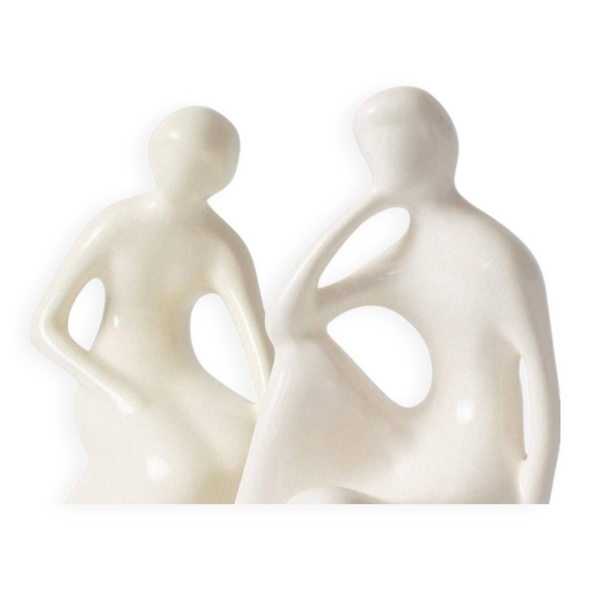 Mid-century figurative bookends by Royal Delf
