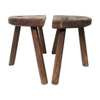Pair of tripod farm stoo ls1970