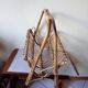 Porte revue rotin bambou vintage