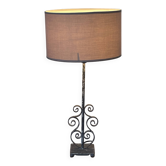 Lampe décorative avec pied en fer forgé Loberon