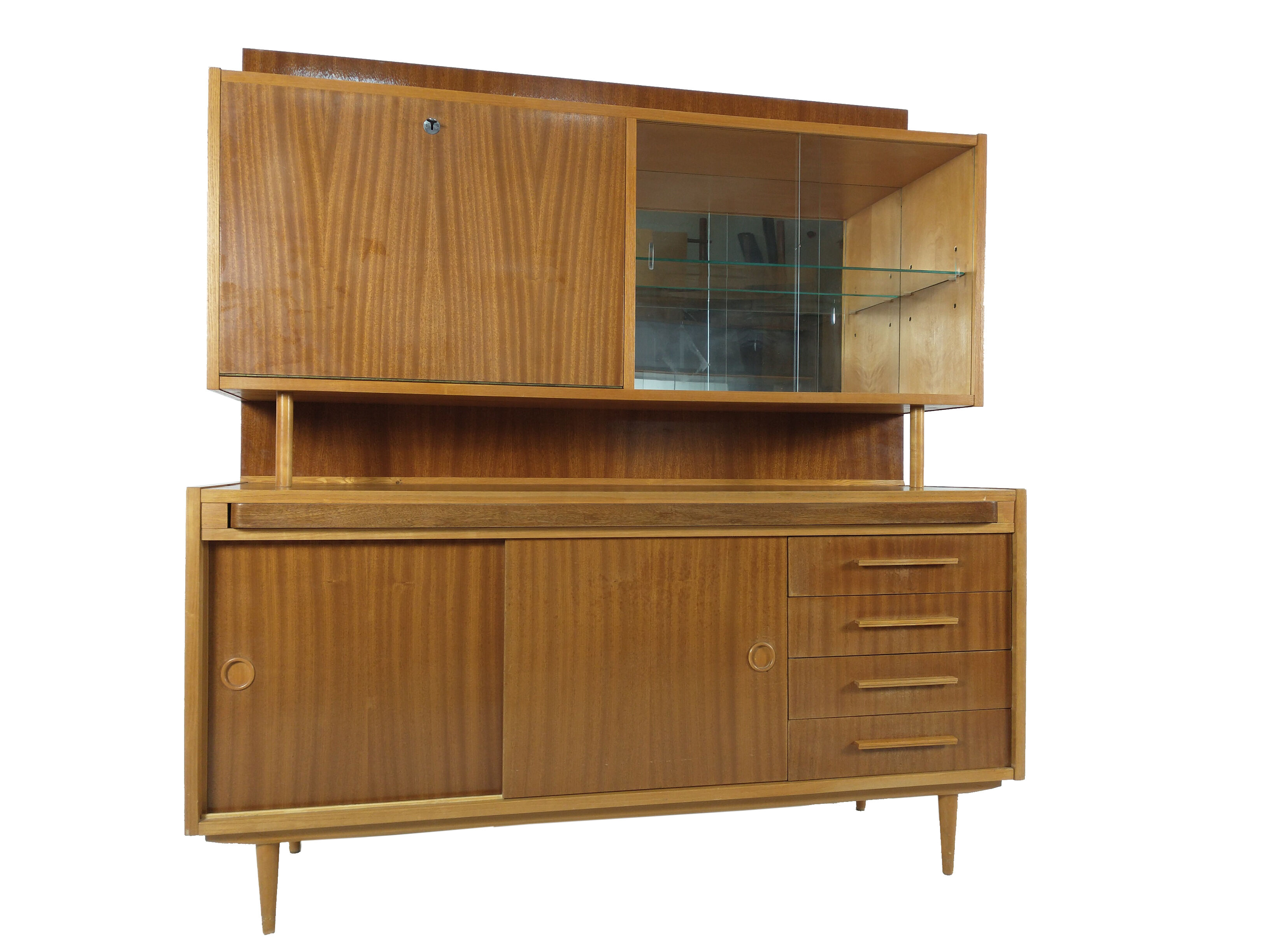 Vintage sideboard & desk, 1970s