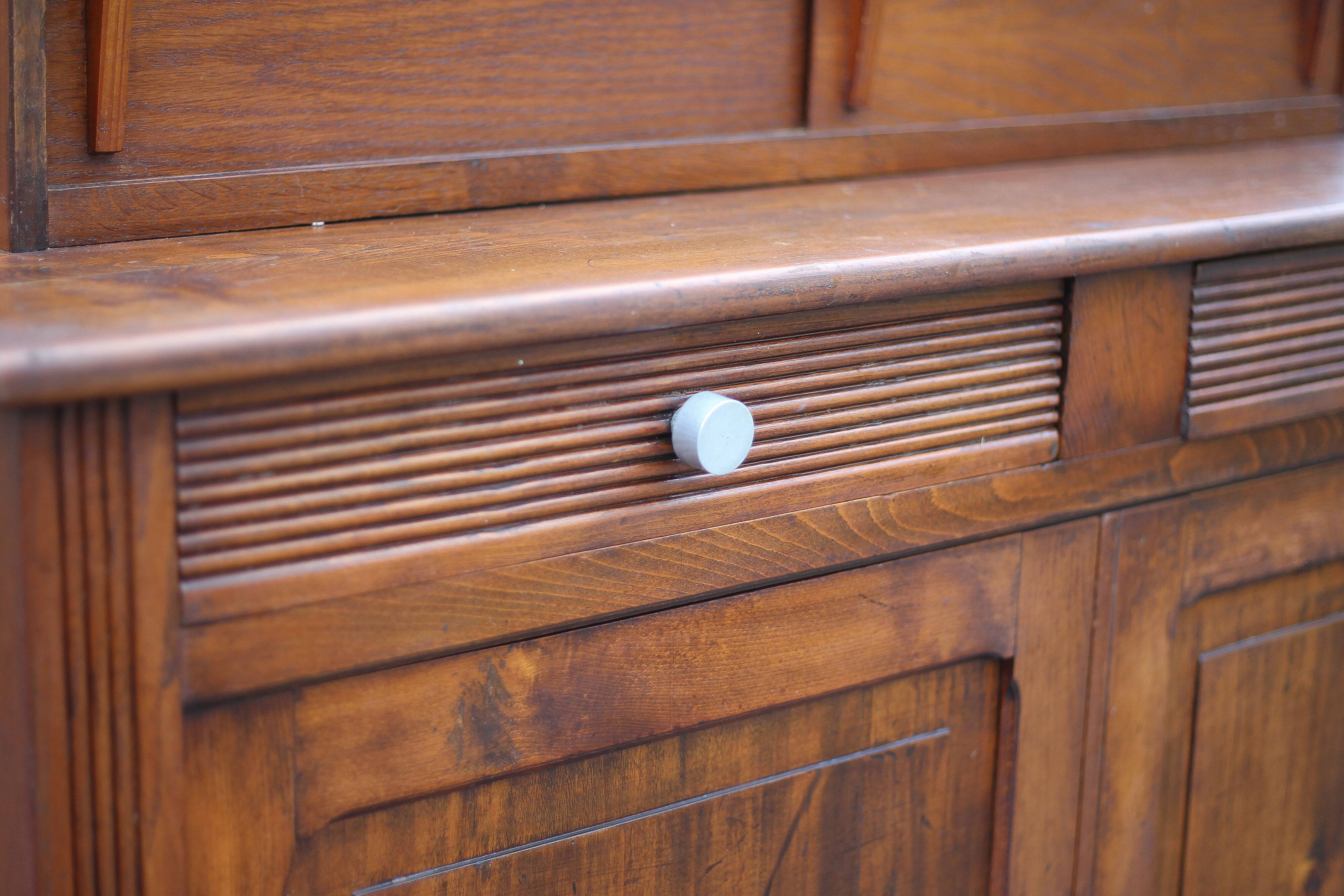 Vintage wooden furniture, sideboard, storage furniture, kitchen furniture, buffet