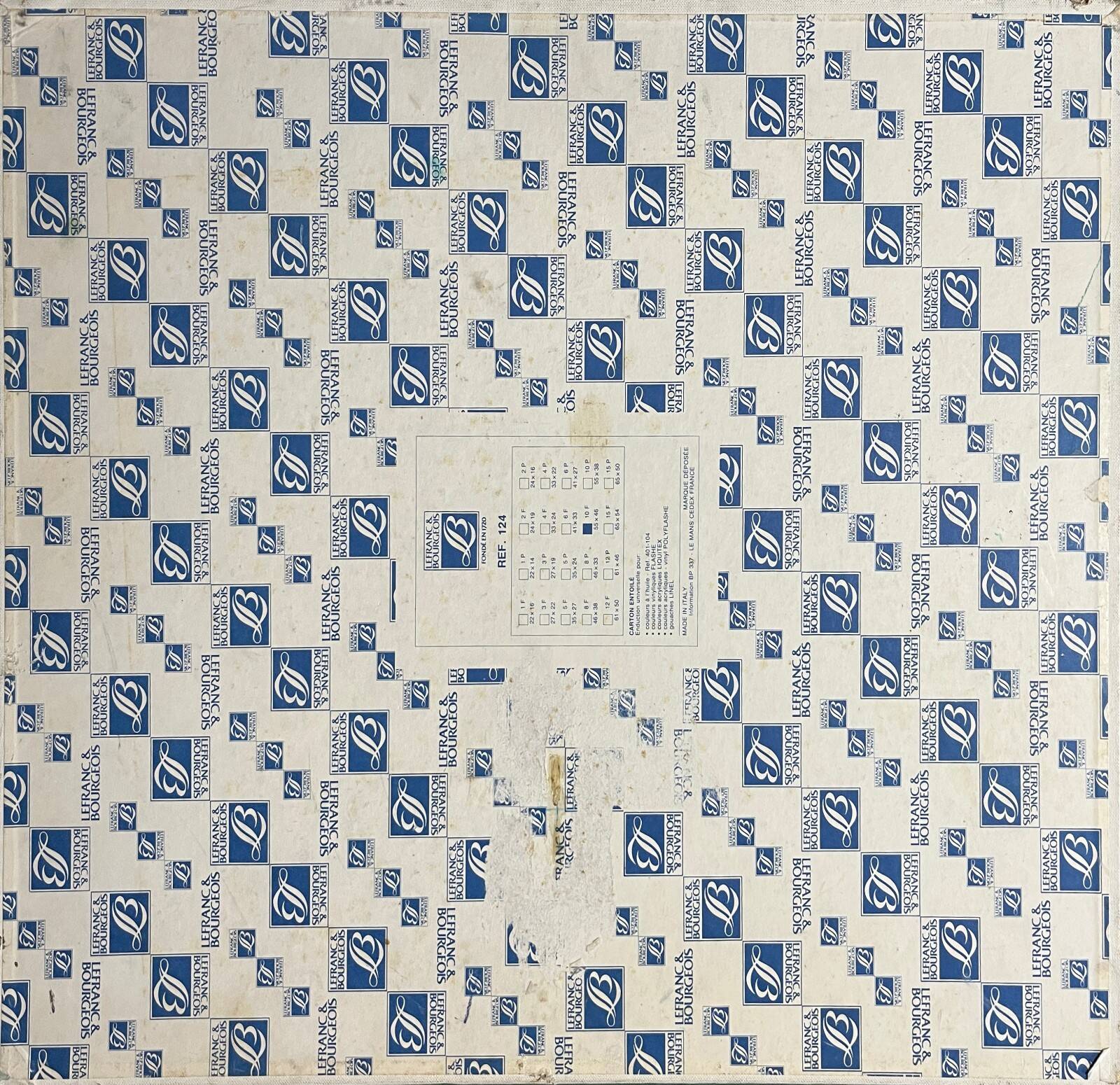 Tableau HSP "Pont de Paris en hiver" Notre Dame signé vers 1950