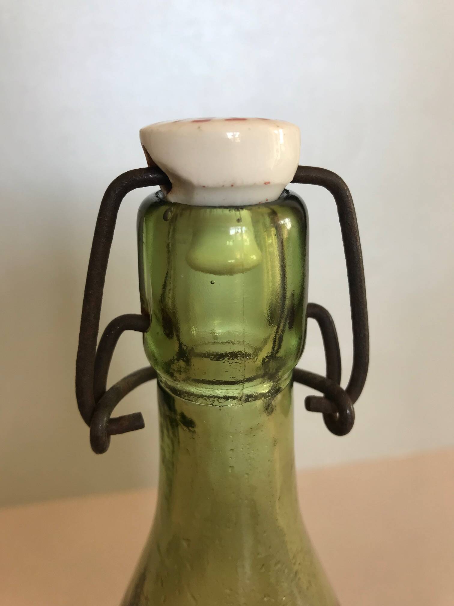 Petite bouteille verre vintage