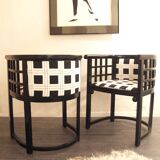 Josef Hoffmann style  art nouveau design armchairs