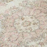 Hand-knotted vintage turkish beige rug 170 cm x 290 cm