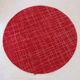 Hand-tufted Vintage Red Circular Rug by Tisca 1980's