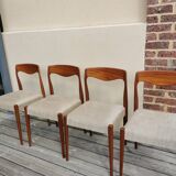 Set of rosewood chairs