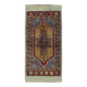 Vintage Scatter Rug, Turkish Accent Rug, Door Mat, Handmade Bat Mat, Kitchen Rug